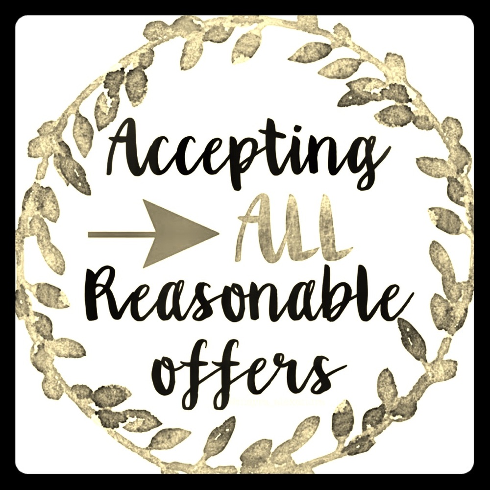 All offers accepted or countered!